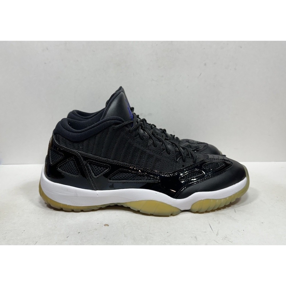 Jordan 11 Retro Low IE Mens Size 13 Space Jam Black Concord White 919712-041